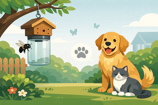 Are Carpenter Bee Traps Safe Around Pets?