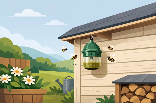 Where to Place Bee Traps on Sheds