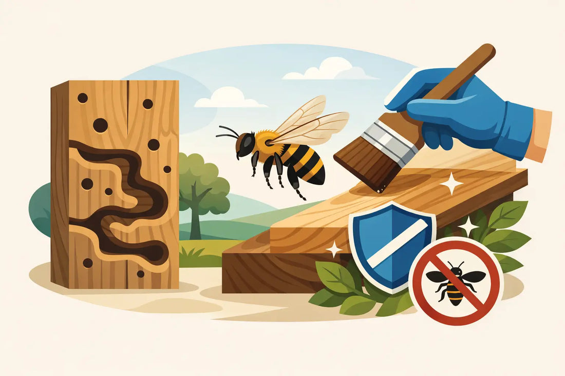 How to Prevent Bee Tunnels in Wood