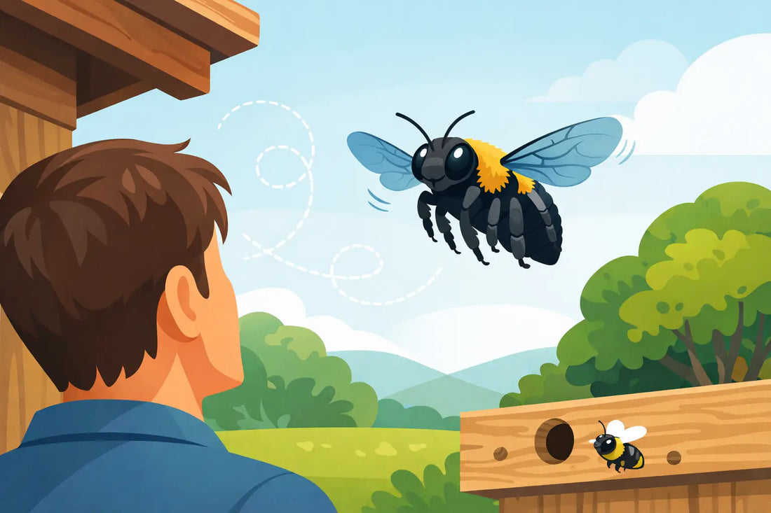 Why Do Carpenter Bees Hover Near You?