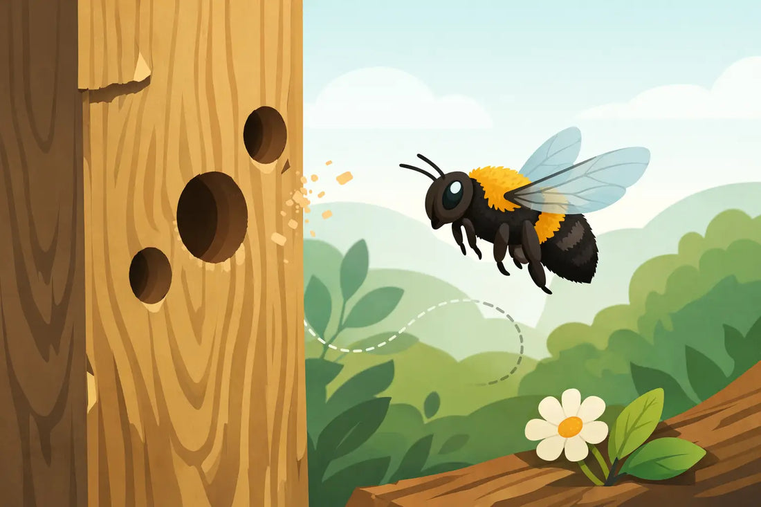 What Attracts Carpenter Bees to Wood?
