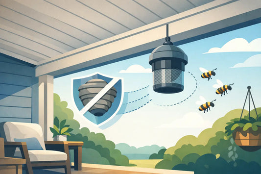 Porch Ceiling Bee Defense That Works