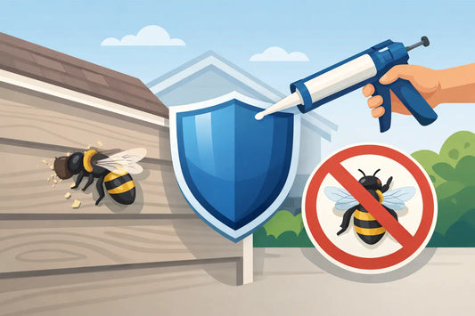 How to Stop Bees Drilling Into Siding