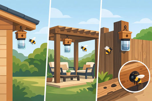 Carpenter Bee Trap Placement Guide