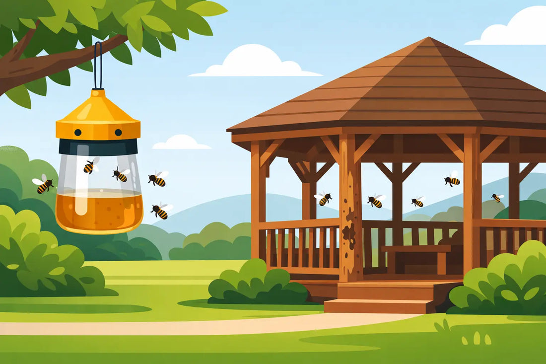 Best Bee Trap for Wooden Gazebo Damage