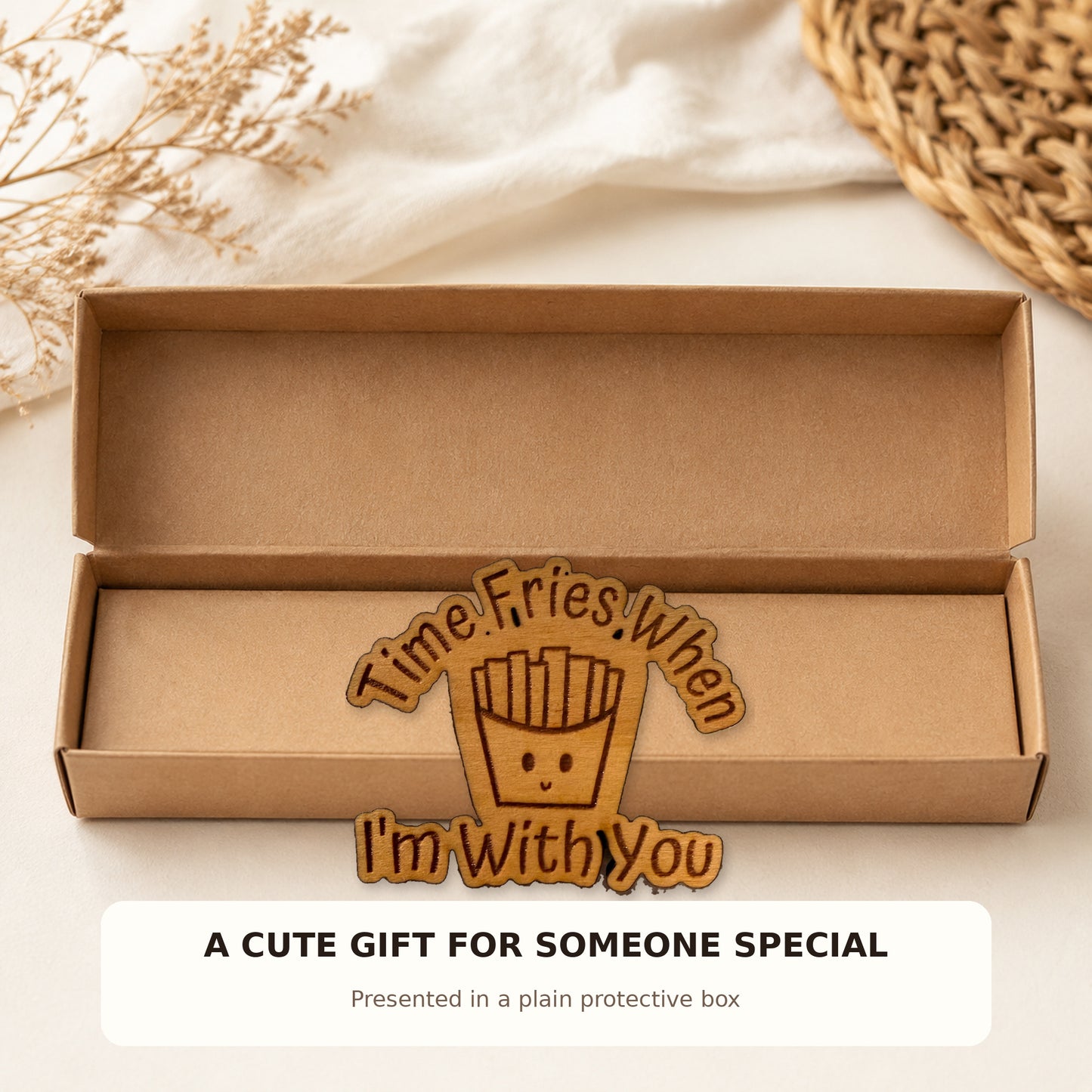 Time Fries When I'm With You Magnet