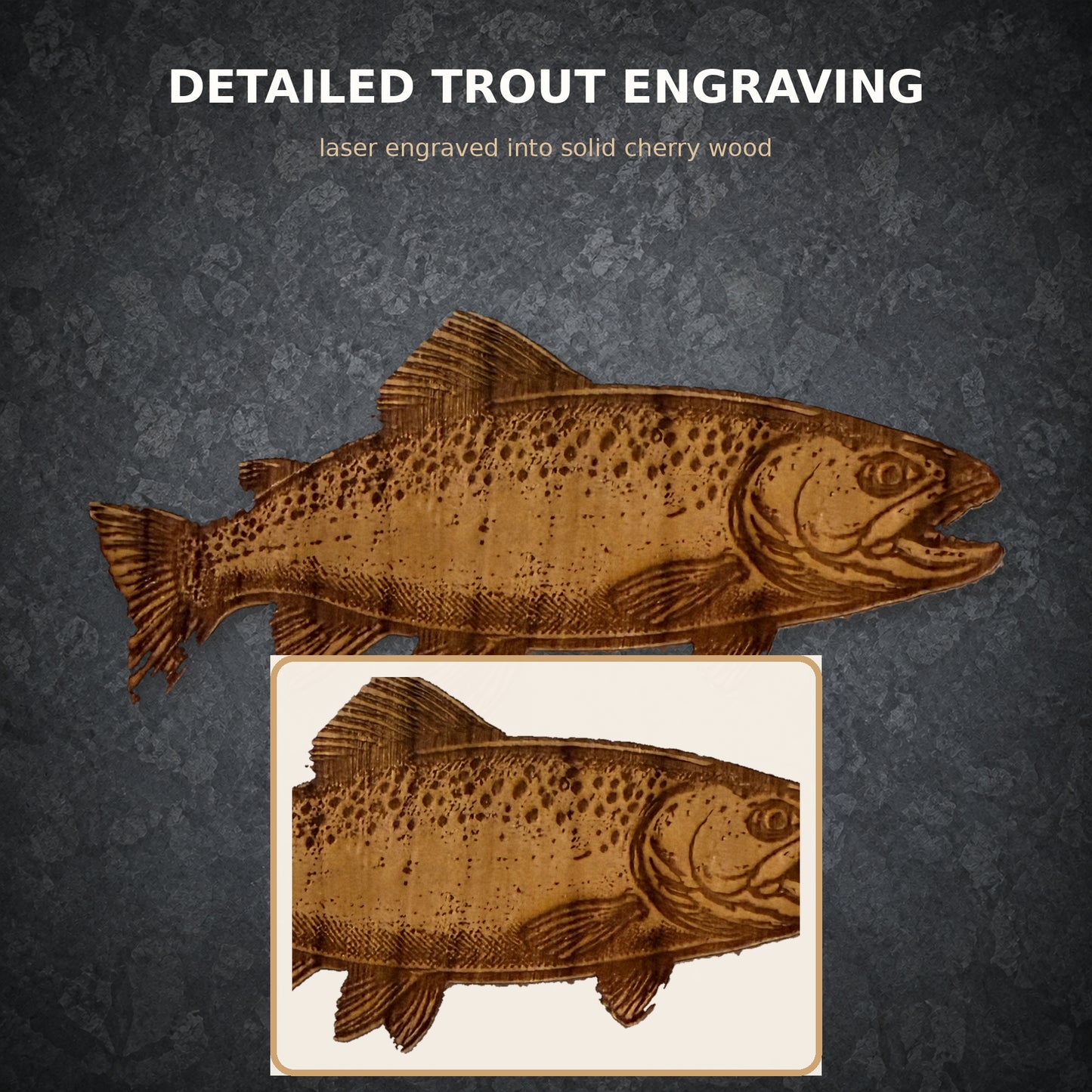 Cherry Trout Magnet