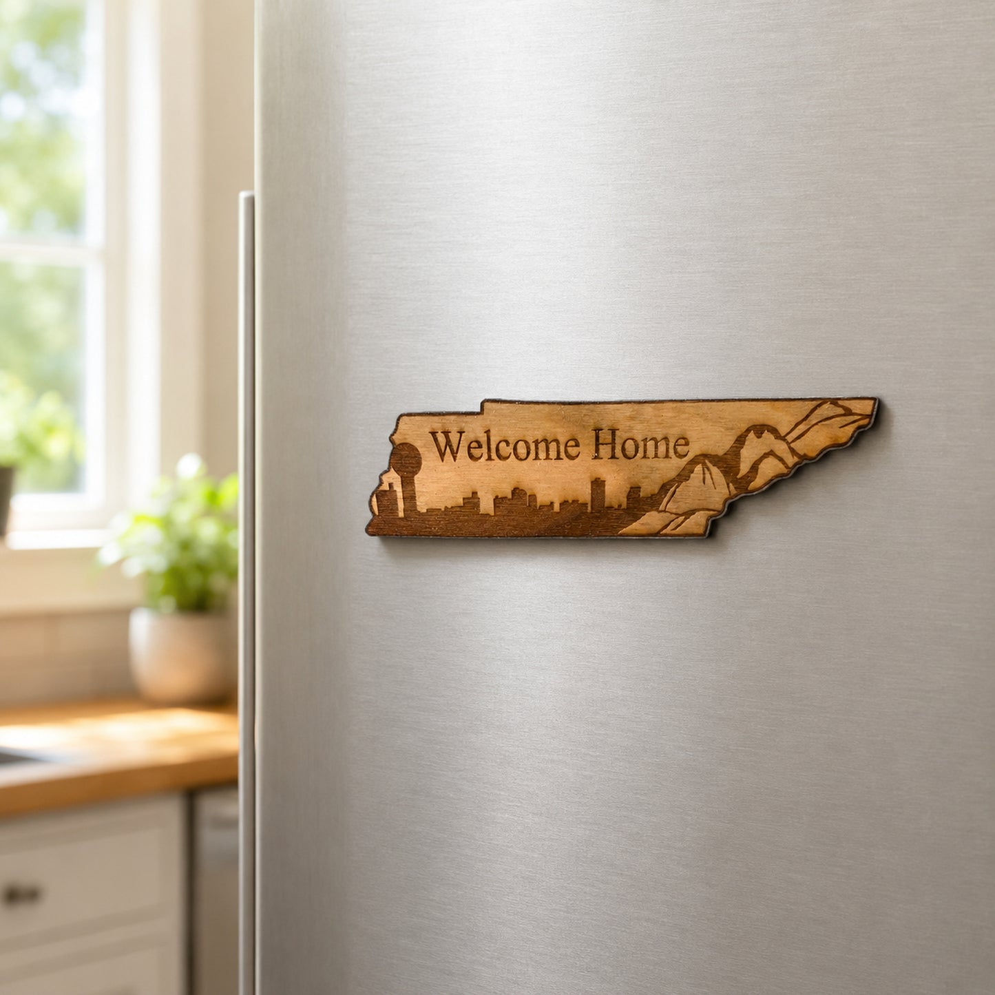 Tennessee Welcome Home Magnet with Skyline