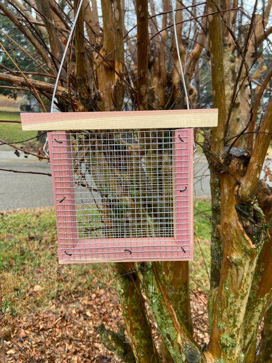 Eastern Red Cedar Suet Block Feeder