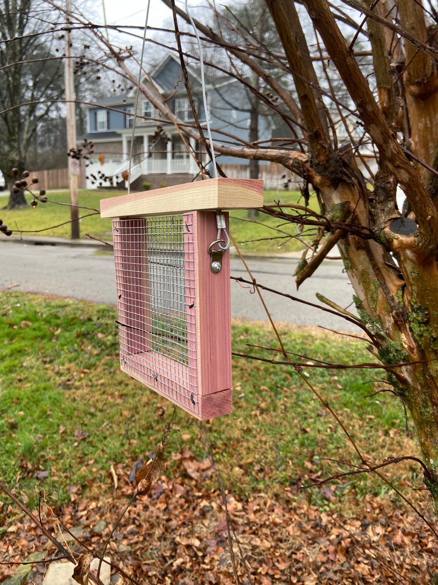 Eastern Red Cedar Suet Block Feeder