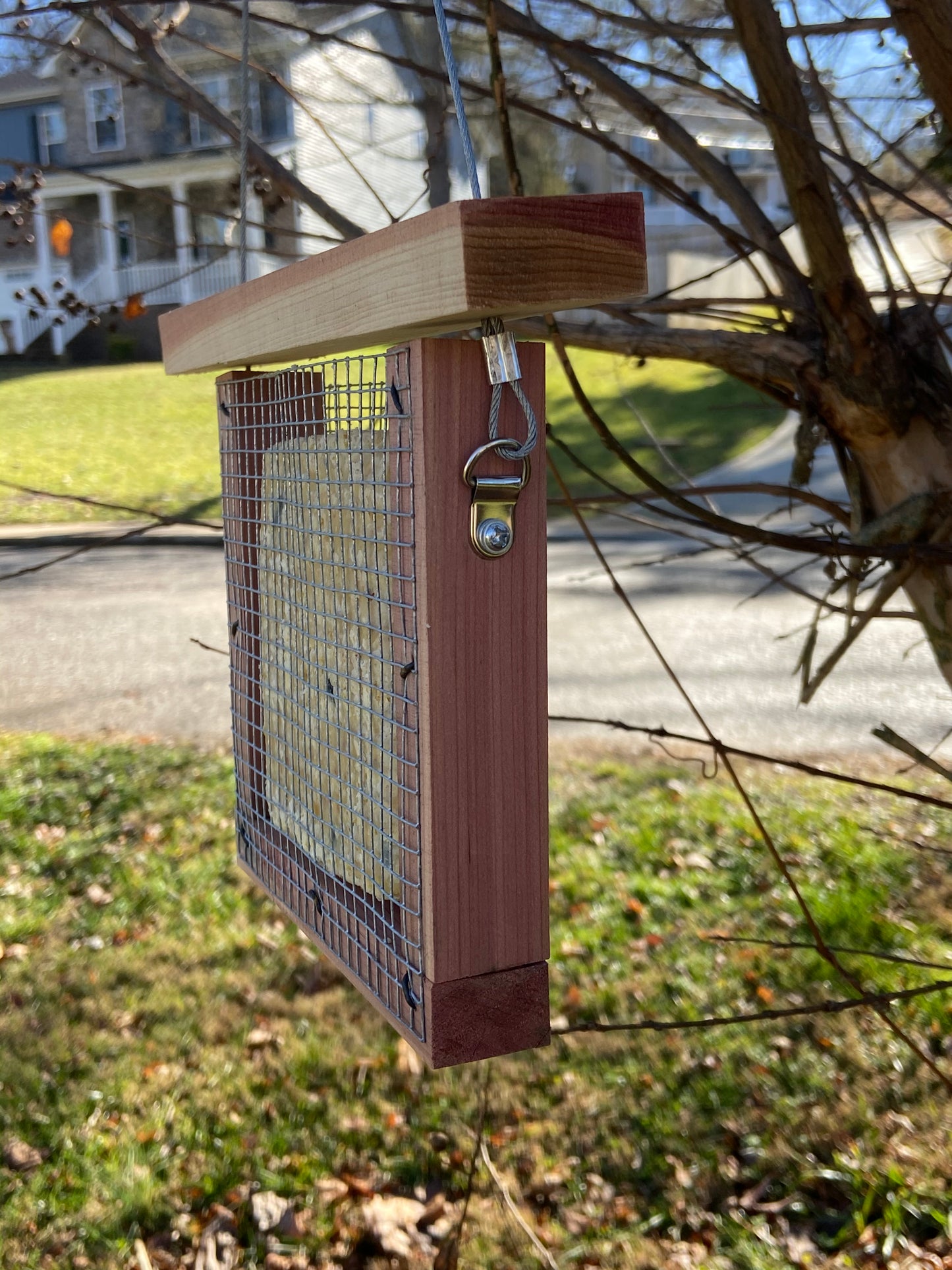 Eastern Red Cedar Suet Block Feeder