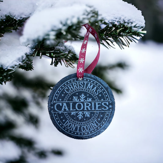 Christmas Calories Don’t Count Ornament